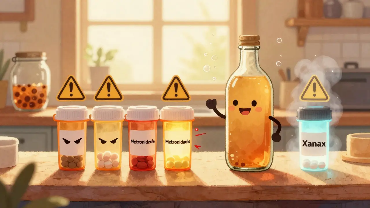 Kombucha and Alcohol-Sensitive Medications: What You Need to Know Before You Drink