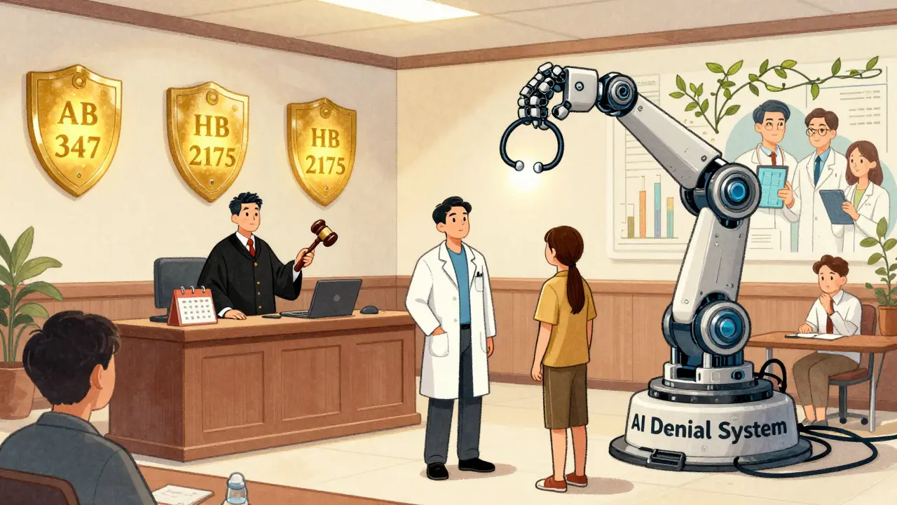 Doctor and patient facing down AI denial system as state laws and ePA tools bring reform.